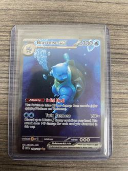 Pokemon Blastoise Ex 200/165