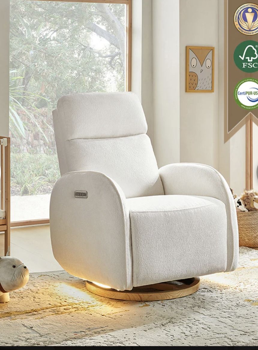 Cuddle Electric Nursery Swivel Chair