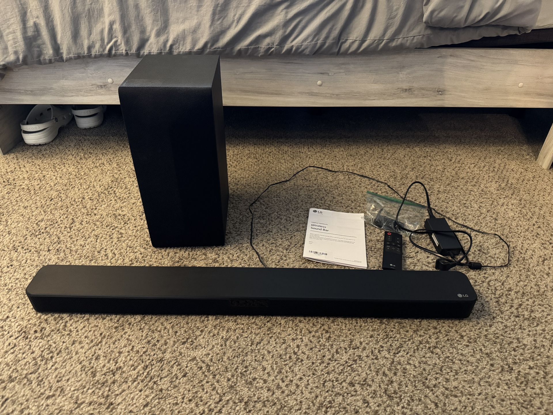 LG Soundbar And Subwoofer