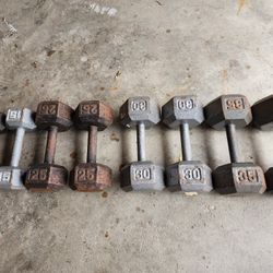 Hex Dumbell Set