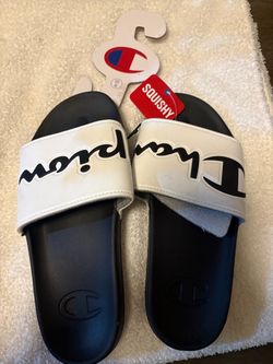 Champion Slide Sandals with Tags