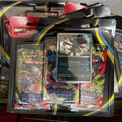 Pokemon TCG Phantasmal Flames 3 Pack Blister Weaville New Sealed 