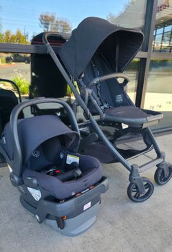 Uppa Cruz V2 stroller w V3 Mesa car seat
