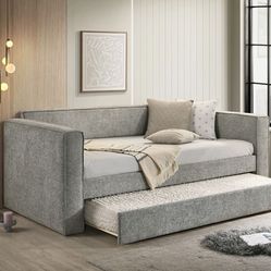 TWIN DAYBED WITH TRUNDLE ( FREE DELIVERY )