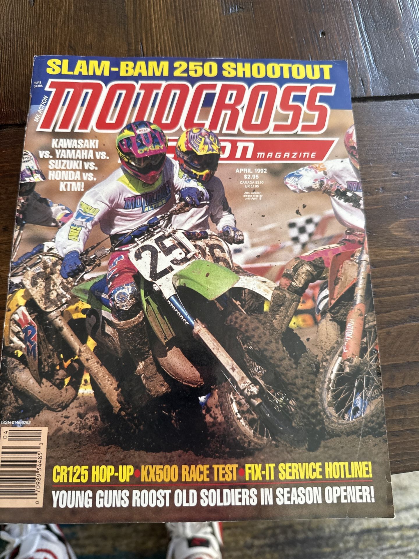 Motocross action magazine, April 1992