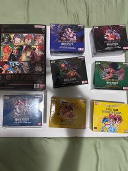One piece TCG boxes