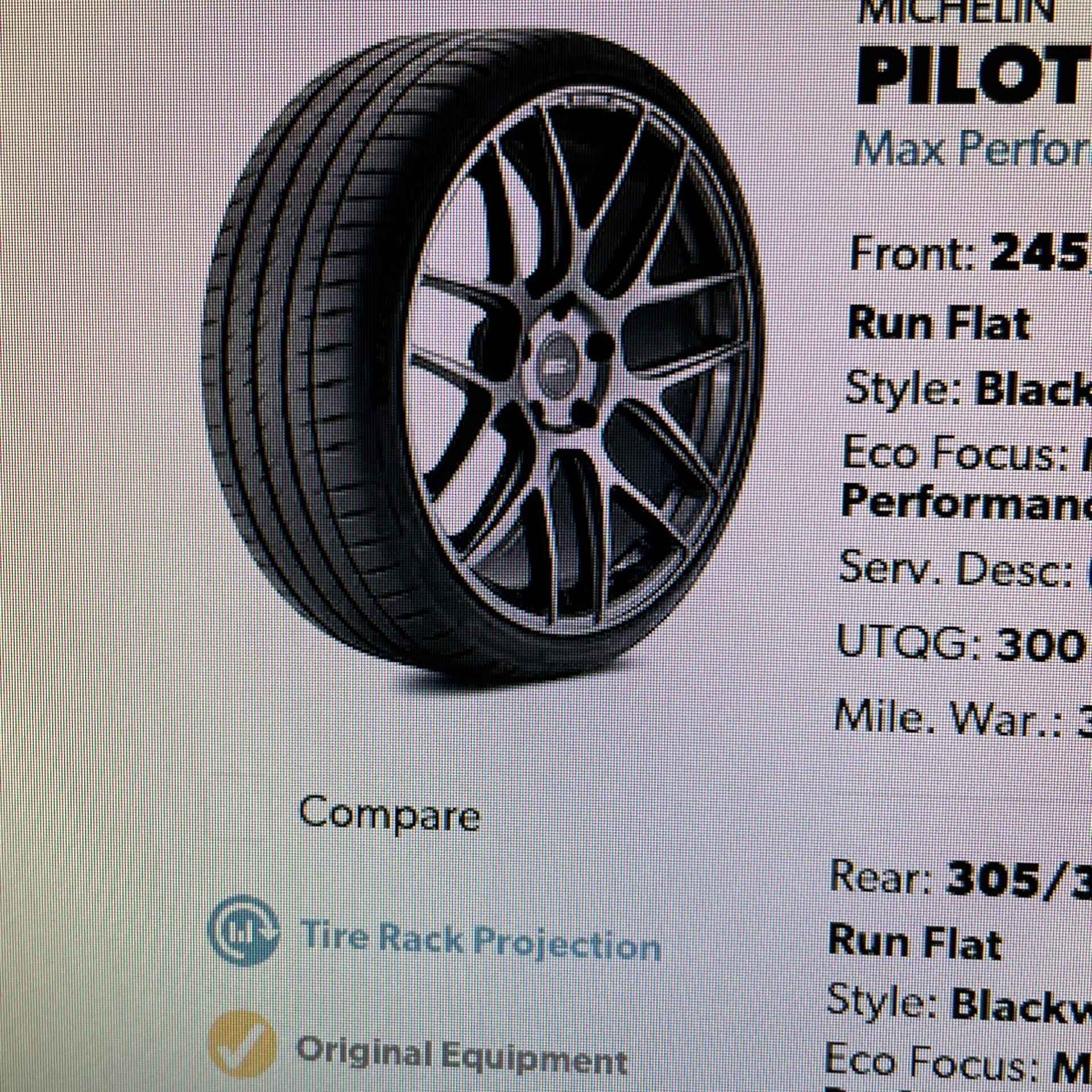 Michelin Pilot Sport 4S ZP Tires (2)