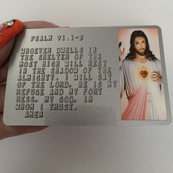 PSALM 91 WHOEVER DWELLS IN THE SHELTER OF THE MOST HIGH. THE MOST POWERFUL PSALM OF THE BIBLE CARD