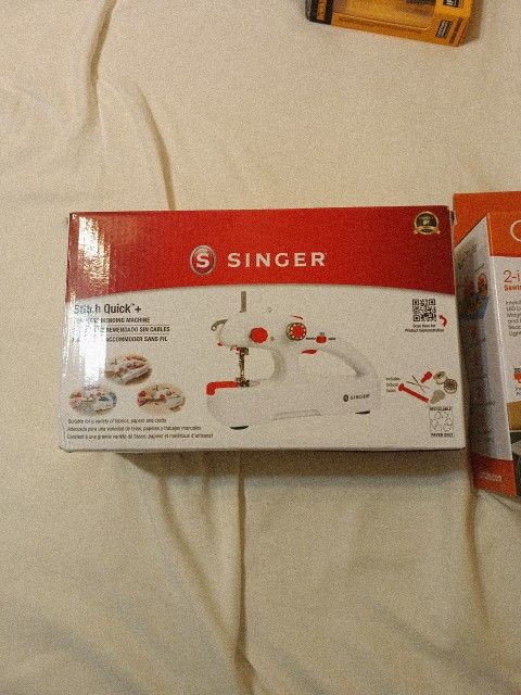 Small Singer Mending Machine And Sewing Machine Light $ 30