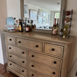 Armoire with mirror