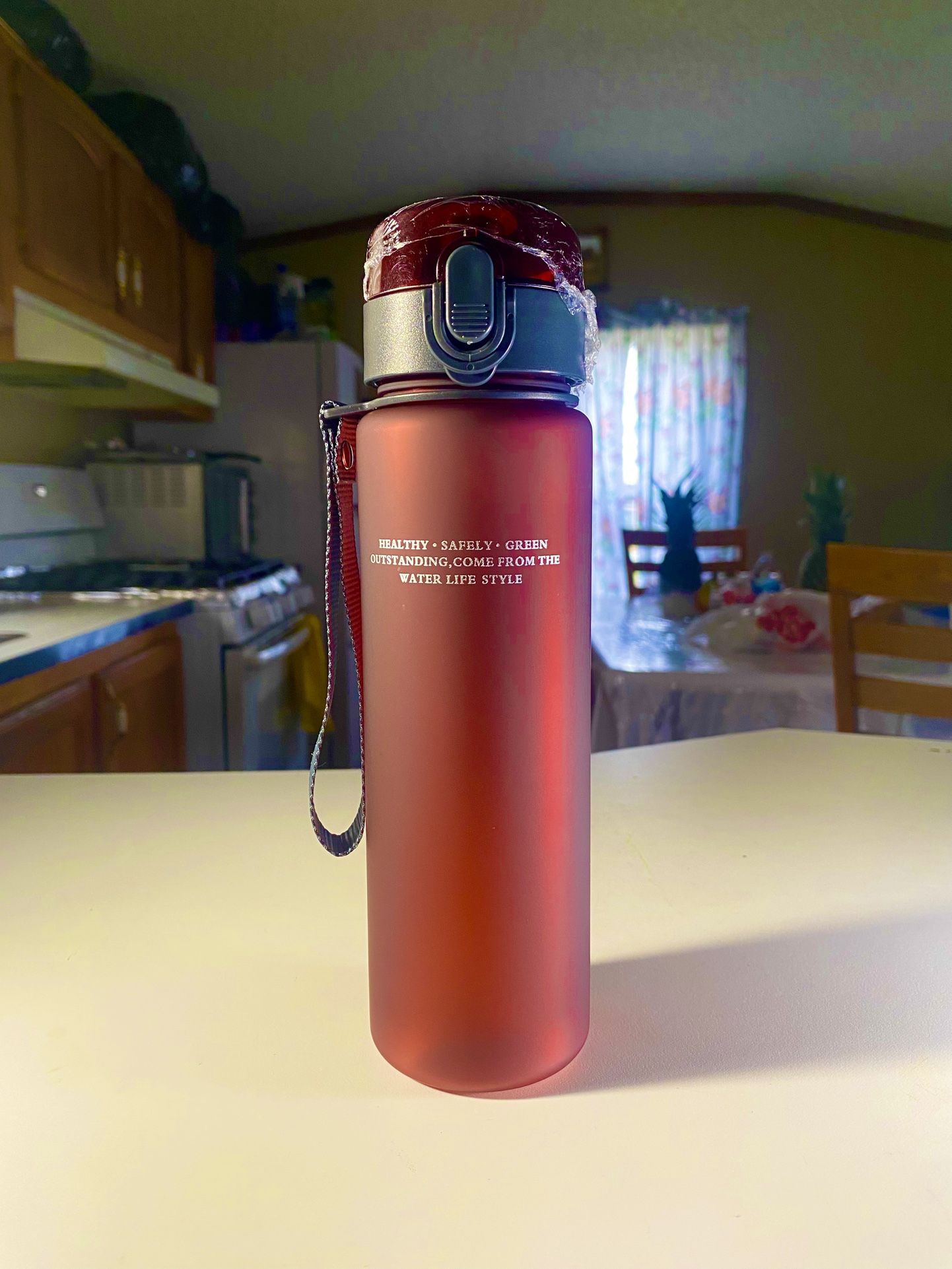 Autumn Red Leak Proof Sports Water Bottle (New!!)