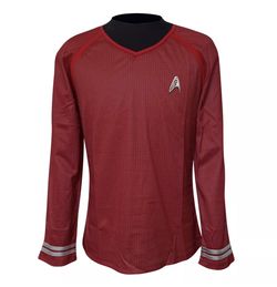 Star Trek into darkness starfleet Scottie costume cosplay shirt with pin size medium, xxl