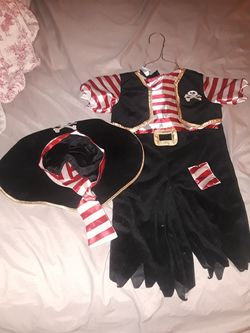 Halloween Child Pirate Costume 36 months