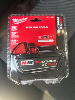 New Milwaukee M18 5.0 battery