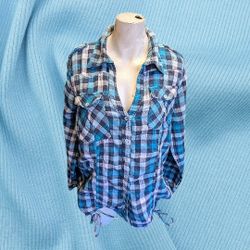 Women's Dots Button Down Shirt 