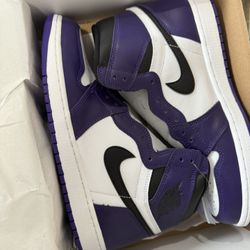 Jordan Retro 1 Court Purple Size 10.5 (2020)