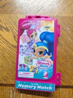 Nickelodeon Shimmer and Shine Memory Match Kids Game
