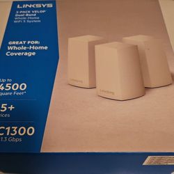 Linksys Velop Mesh Wifi System . 3 Nodes.  Plus An Additional Node. 