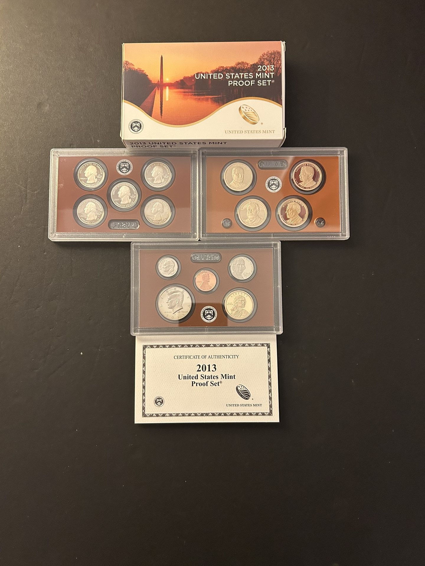 Coins – 2013S Brilliant Uncirculated Proof Set in Original Mint Packaging – Total 14 Coins $34