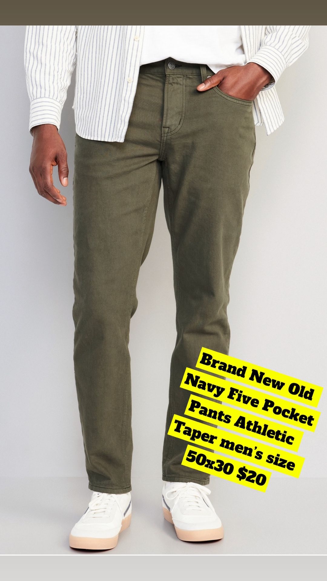 Brand New Old Navy 5 Pocket Pants 50x30 