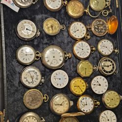 Beutiful Collection Of Pocket Watches.