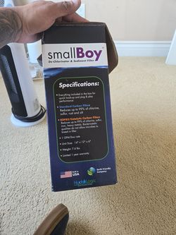 Small boy de-chlorinator & sediment filter