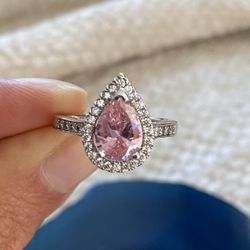 The Serre-Poncon, A 1CT Pink Pear Cut Diamond Ring (7)