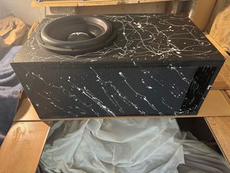 ported box portage box///All brand new///custom built ported box..SKAR EVL SUBWOOFER tuned 32 hrz