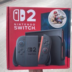 Nintendo Switch 2 Mario Kart World Bundle In Hand