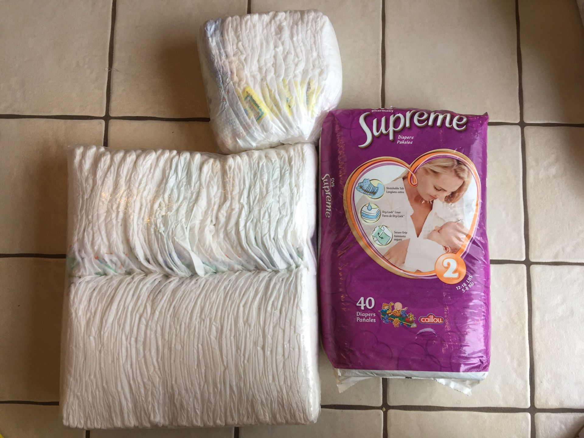 119 Size 2 Diapers