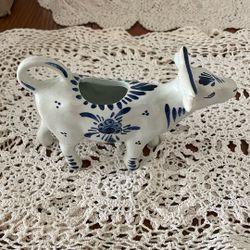 🤩Vintage Delft Holland Ceramic Cow Creamer🤩