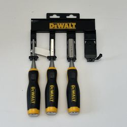 DeWALT Wood Chisel Set 4 PC 1/4", 1/2", 3/4" , Missing 1”
