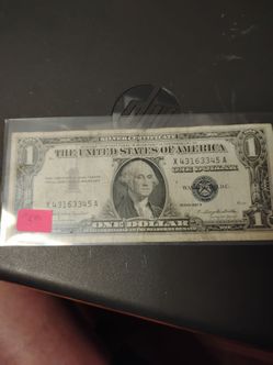 1957 B One Dollar Silver Certificate