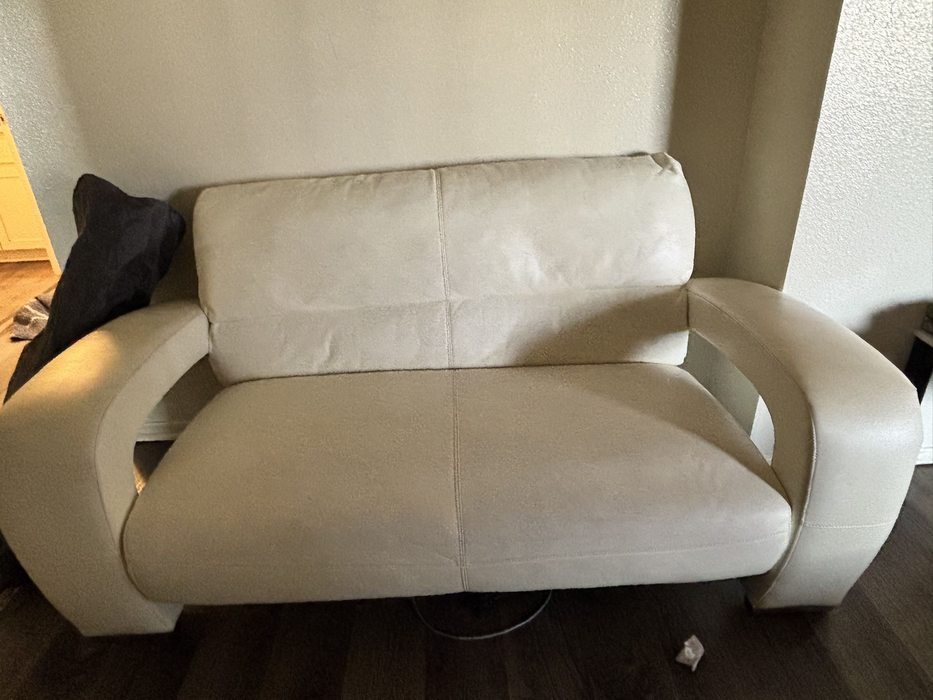White Leather Couches
