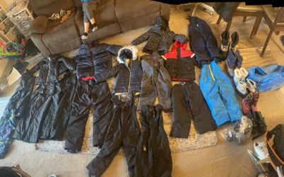 Snow Cloths And Shoes