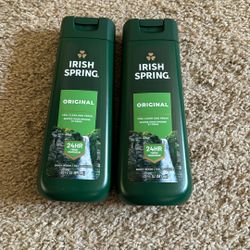 2 Irish Spring Body Wash 