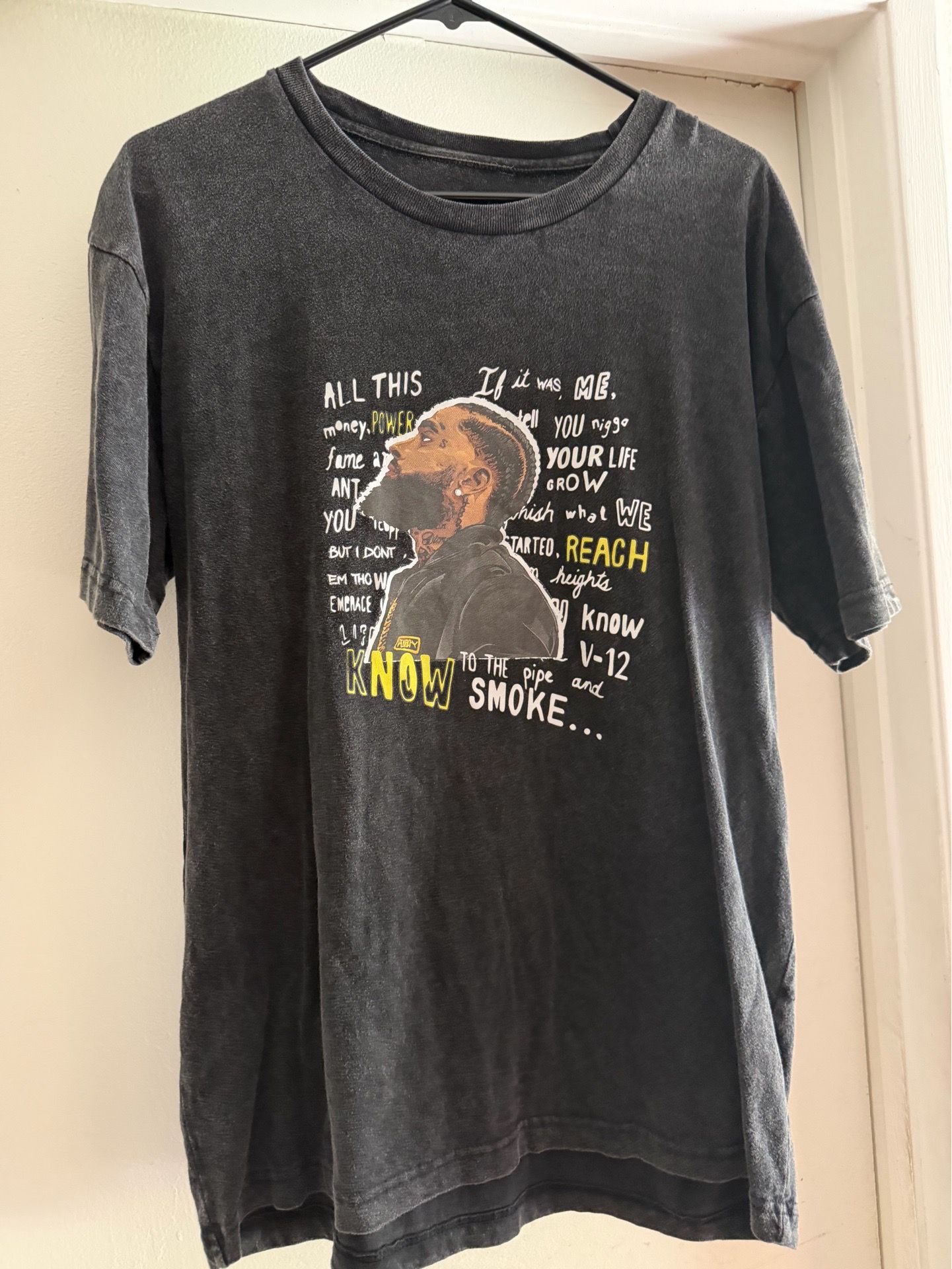 Nipsey Hussel T Shirt size Medium