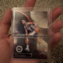 VJ Edgecombe 2025 Topps Chrome Basketball Activator