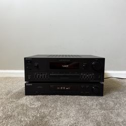 Sony TA-AX311 Home Stereo Integrated Amplifier + ST-JX311 Radio Tuner Receiver