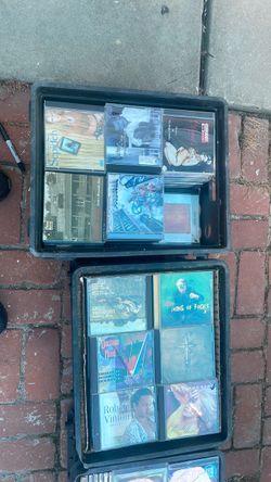 3 crates of used CDs. Moving sale