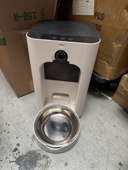 Automatic Cat Feeder with Camera, 1080P HD Video, 2.4G and 5G Automatic Dog Feeder, Smart APP Remote Control Cat Food Dispenser, Motion Detection