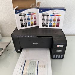 Epson ET 2400 Printer Eco tank With 2 Packs Of ink