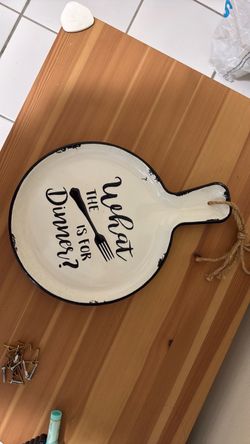 "What's for Dinner" Decorative Paddle Sign