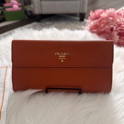 Prada Saffiano Continental wallet