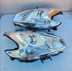 09-14 Nissan Maxima Projector Headlights Luces Calaveras Micas Faros Focos Faroles Headlamps