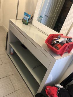 Modern TV Console | Grey Dresser | Bedroom Living room furniture