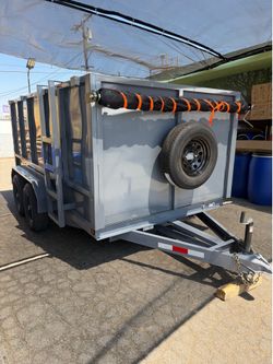Smooth dump trailer