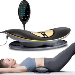 Electric Lumbar Traction Device, Multifunctional Back Traction Device with Dynamic Airbag Traction, 20-Level Electrotherapy, 3-Level Vibration Massage