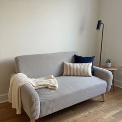 Light Gray 2-Seater Sofa / Loveseat