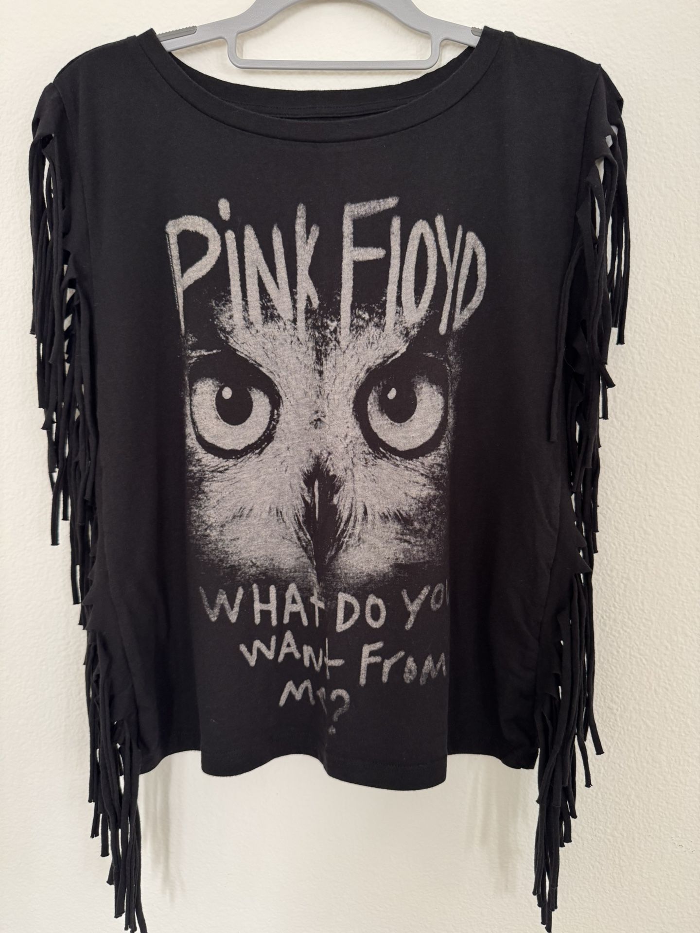 NEW Pink Floyd Fringe Sleeve Graphic Tee